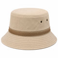 Anglerhut Einheitsgröße aus gewebtem Textil in Beige mit breiter Krempe